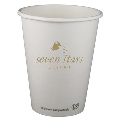 12 Oz. Eco-Friendly Compostable Paper Hot Cup - OFFSET PRINTED