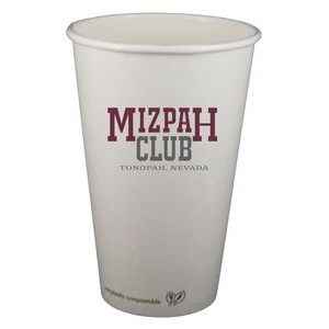 16 Oz. Eco-Friendly Compostable Paper Hot Cup (QuickShip)