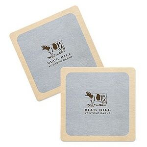 35-40 Point 3.5" Pulp Board Coaster - Round or Square