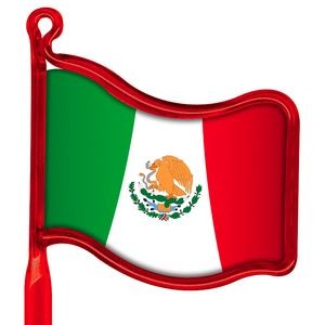 Inkbend Standard Billboard Pens W/ Mexico Flag Stock Insert
