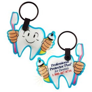 ShapeLights™ Color-A-Shape Key Ring Flashlight (Tooth)
