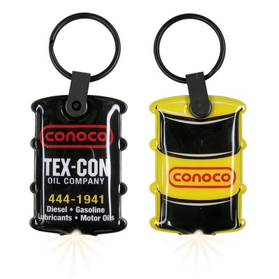 ShapeLights™ Color-A-Shape Key Ring Flashlight (Oil Can)