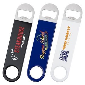 Wrapped Metal Paddle Bottle Opener