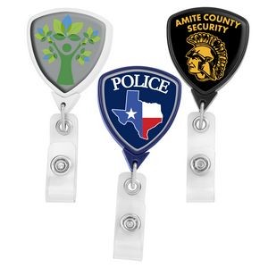 Shield Retractable Badge Reel