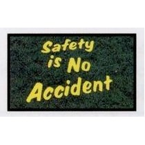 Logo Pin™ Quality, Safety, Financial Design Personalized Carpet (Safety is No Accident) (4'x10')
