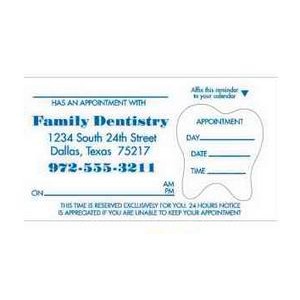 Quick Ship Appointment Card Labels - Roll