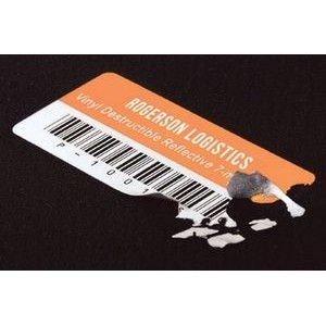 White Polyester Asset Tag