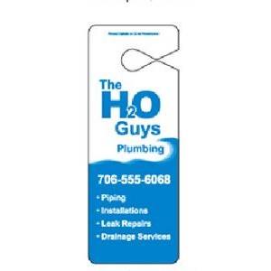 Non-Numbered Hang Tag w/1 Side Imprint (3½"x9¼")