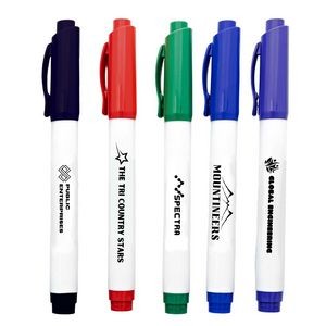 Dry Erase Marker with Clipped Cap