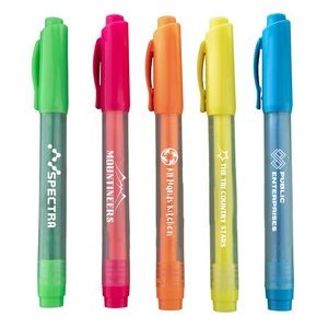 Chisel Tip Highlighter with Clipped Cap