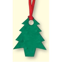 Color Floral Seed Christmas Tree Paper Ornament (No Imprint)