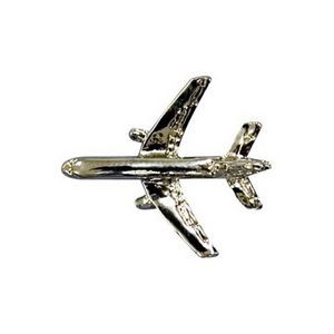 DC-8 Airplane Cut Out Cast Stock Jewelry Pin