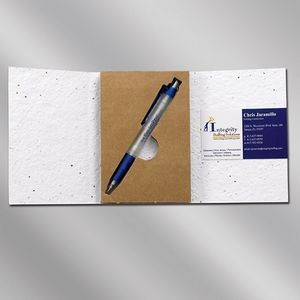 Floral Seed Paper Gift Card w/ Enviro Pen
