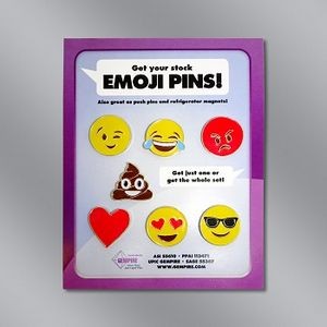 Emoji pin set