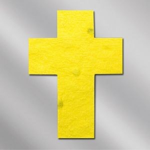Floral Seed Paper Pop-Out Booklet - Religious Cross