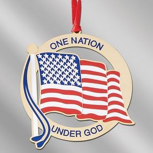 American Flag Holiday Ornament