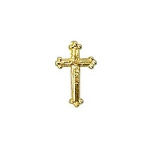 Cross Cast Stock Jewelry Pin