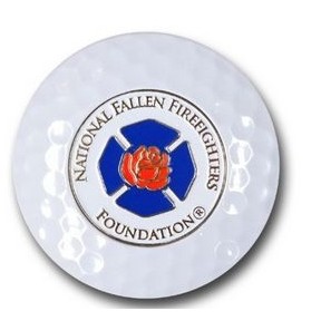 3D Golf Ball Coin with Ball Marker