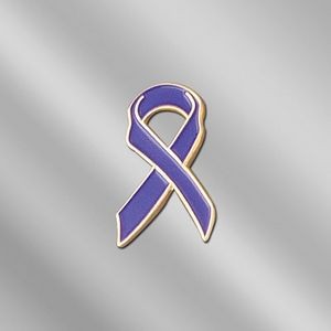 Alzheimer's Awareness Ribbon Lapel Pin