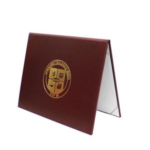 Turned Edge Leatherette Certificate & Diploma Holder
