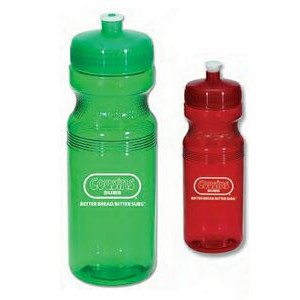 24 Oz. Poly Clear Sports Bottle