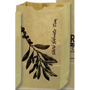 Number 6 Natural Kraft Grocery Bags (6"x3 5/8"x11 1/16")