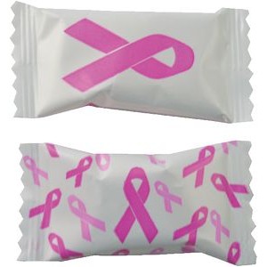 Assorted Sour Candies in Pink Ribbon Wrapper