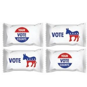 Pastel Buttermints in Democrat Wrapper