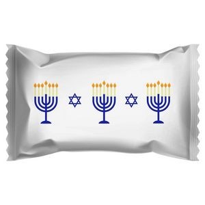 Hard Peppermint Balls in Hanukkah Assortment Wrappers