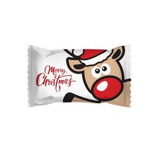 Chocolate Buttermints in Santa Christmas Assortment Wrappers