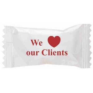 Assorted Sour Candies in "We Love our Clients" Wrapper