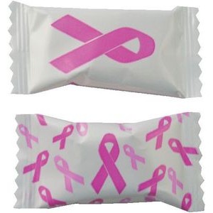 Assorted Sweet Heat Candies in Pink Ribbon Wrappers