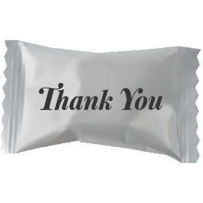 Assorted Pastel Chocolate Mints in a "Thank You" Wrapper