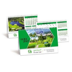 Golf desk calendar