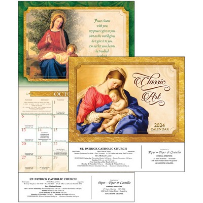 2024 Classic Art Catholic Calendar