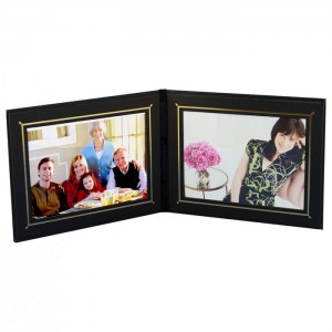 Superior Double Photo/Certificate Frame - Landscape Style (5