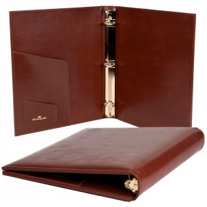 Bonded Leather 3 Ring Binder (1/2" to 2" Capacity)