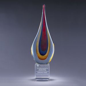 16" Torchier Crystal Award