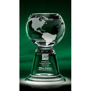 11.5" Grande Planet Crystal Award