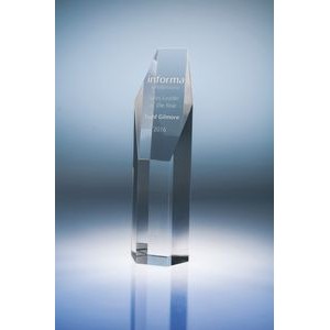 8" Pillar Crystal Award
