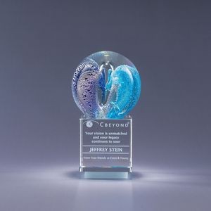 6.5" Helix Crystal Award
