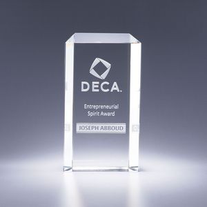 8.25" Entrepreneur Crystal Award