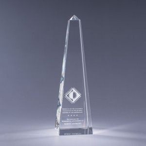 6" Obelisk Crystal Award