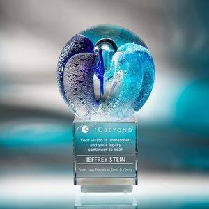6.5" Intrigue Crystal Award