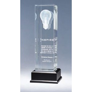 11.75" Luminosity Crystal Award w/Prestige Base