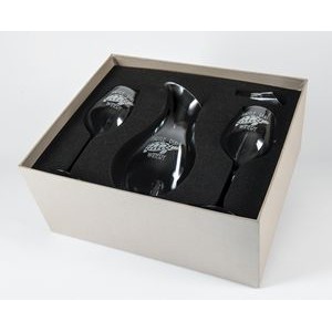 Essence/Domaine White Wine Set w/Decanter & 2 Wine Glasses