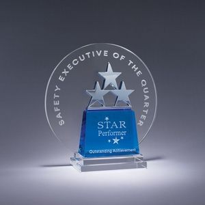 8" Galactic Crystal Award