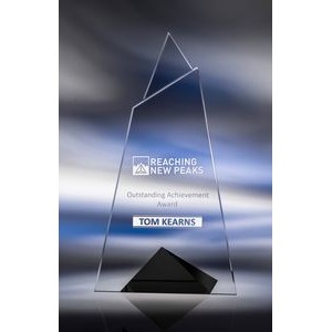 9.25" Skyward Starphire Crystal Award