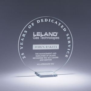 6.25" Serenity Crystal Award