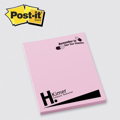 Custom Printed Post-it® Notes (3"x4") 25 Sheets